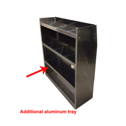 Additional tray for Aluminum shelving unit VA-A-6016 - 45"L x 16"D