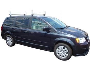 Aluminum 2 Bar Ladder Rack for Minivans