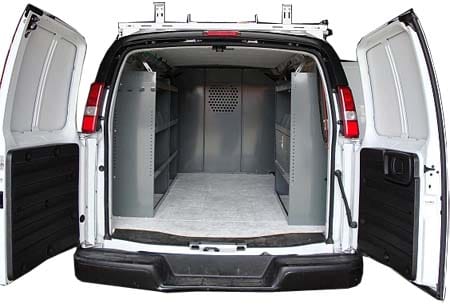 Shelving Package PRO - Full Size Van - 2+1 unit with Door
