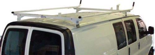 Aluminum Ladder Rack - GMC Savana, Chevy Express - Base Model