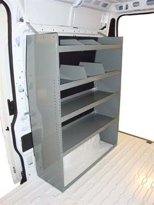 Nissan NV Cargo Van Shelving Unit - High Roof - 59"Hx45"Lx16"D - Image 5