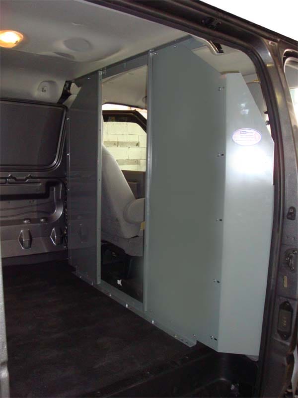 Van Safety Partition, Bulkhead - open in the center Chevy Express
