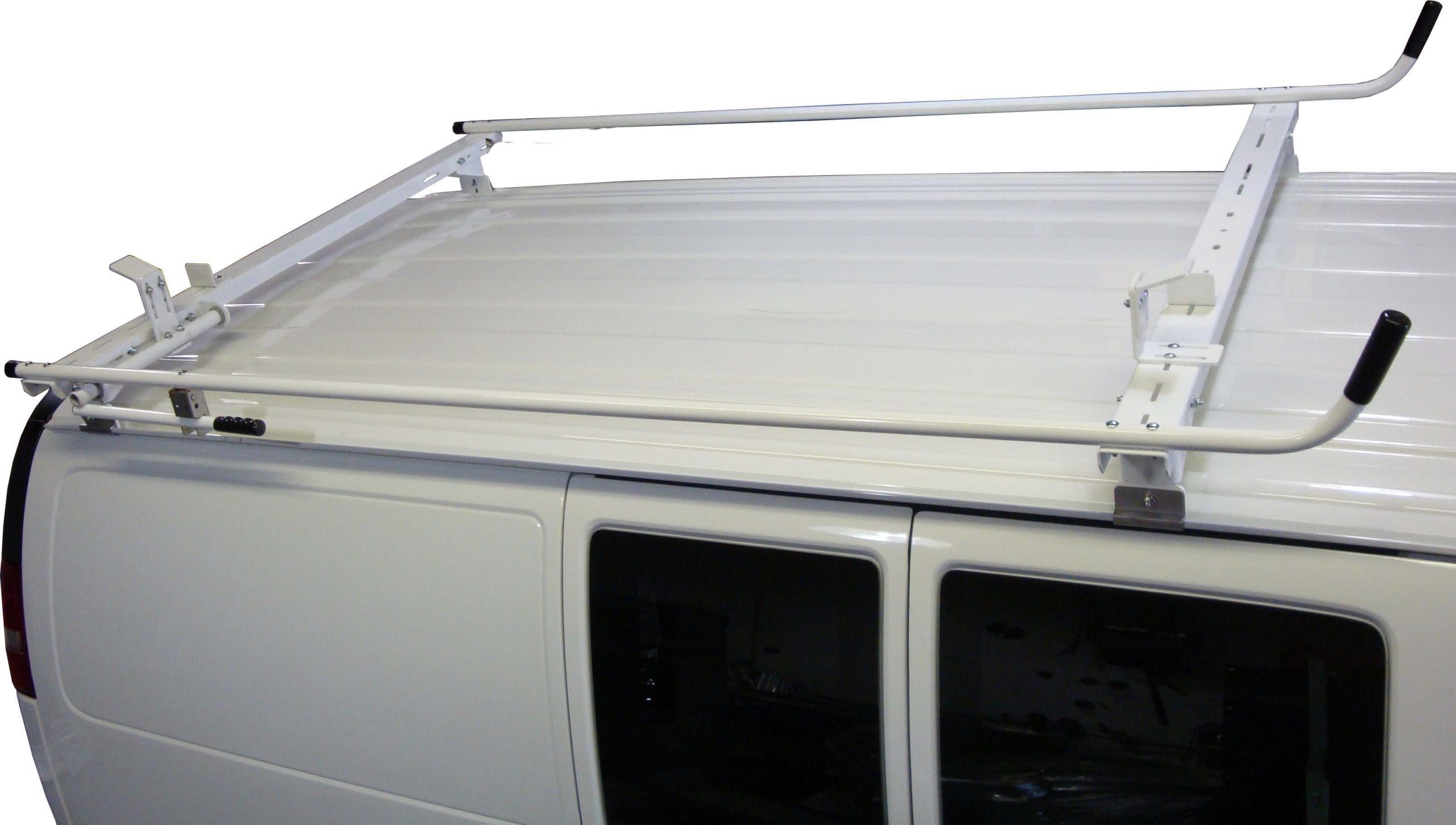 Aluminum Ladder Rack - Full Size Ford Econoline 1994 - 2014 - Single Lock Down - Image 2