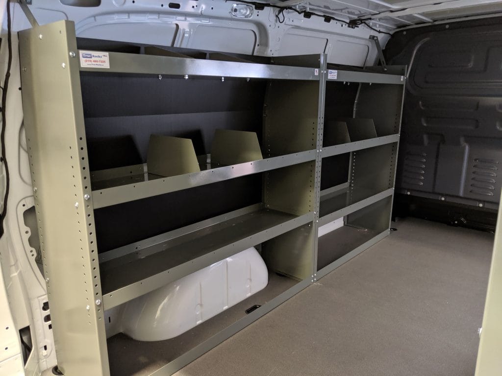 Mercedes Metris short wheelbase Steel Shelving Package - set of 2
