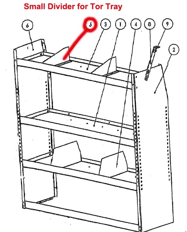 Shelving Dividers for Top Tray - Image 2