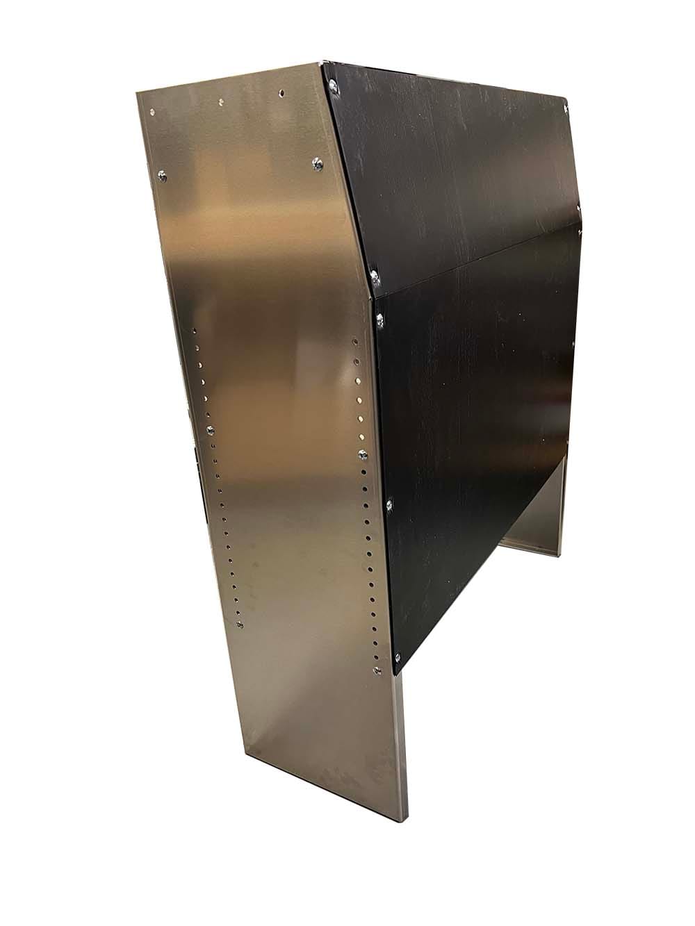 Aluminum Van Shelving Unit with Door 38"Lx44"Hx13"D - Image 4