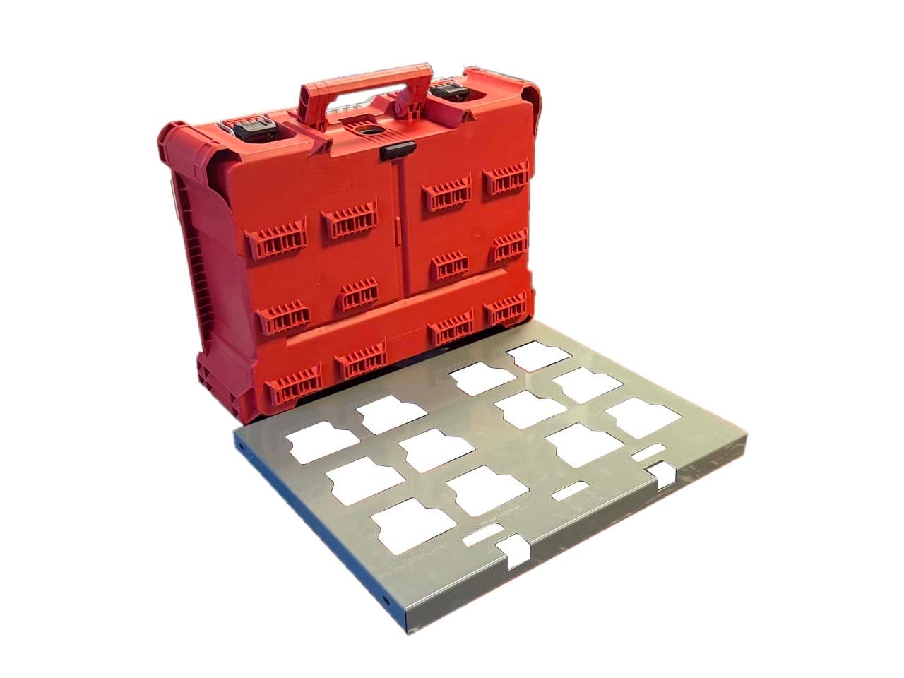 Milwaukee Packout Shelving Tower – Case Storage with Top Utility Tray - Image 4