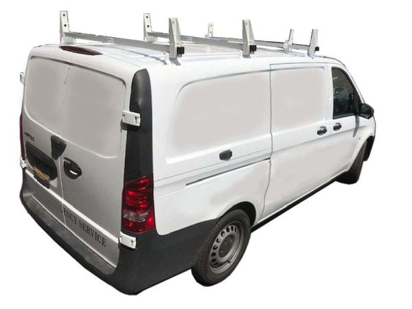 Aluminum 3 Bar Ladder Rack Mercedes Metris
