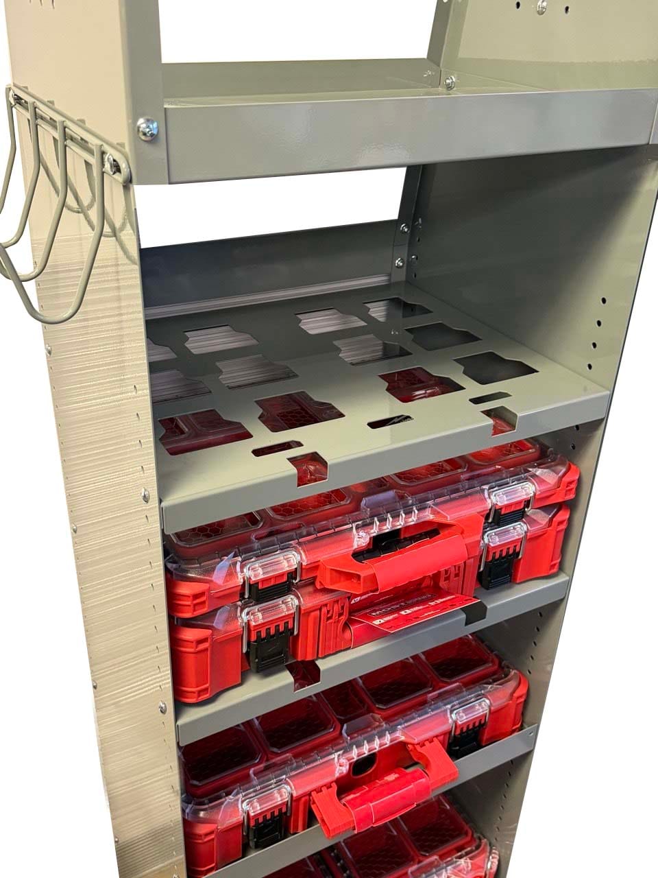 Milwaukee Packout Shelving Tower – Case Storage with Top Utility Tray - Image 3