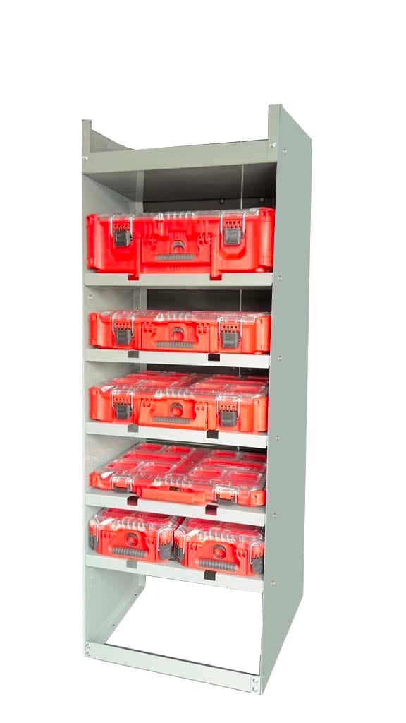 Milwaukee Packout Shelving Tower – Case Storage with Top Utility Tray - Image 2