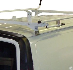 Aluminum Ladder Rack - Full Size Ford Econoline 1994 - 2014 - Single Lock Down