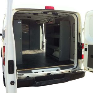 Aluminum Van Shelving Unit 45"L x 44"H x 13"D - Ford Transit Low Roof - product view 4
