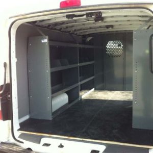Set of 3 Shelving Units for Low Roof Ford Transit - Contractor Package