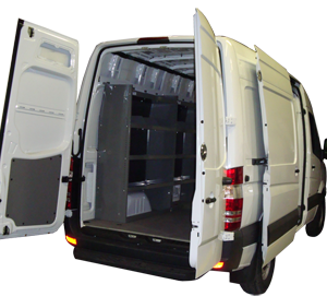 Set of 3 Sprinter Van Shelving Base Package