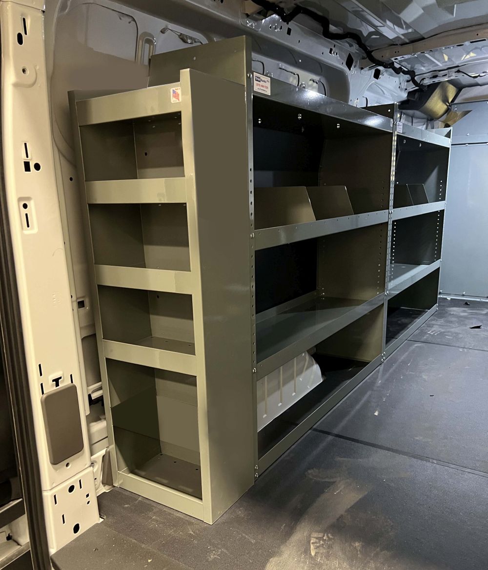 Storage Shelf Tower to fit Mercedes Metris - 40"H x 9"D x 13W